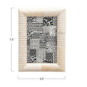 2023 plus récent Vintage corne et os cadre Photo incrustations en métal décoration de la maison au prix - Product Image 1