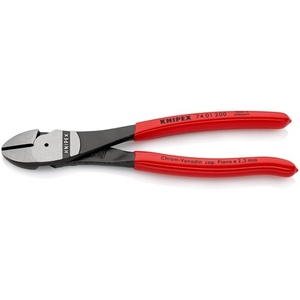 KNIPEX 200 mm Heavy-Duty Side Cutters with Form 0 <b>Polished</b> <b>Plastic</b> Coated Knives & Tools - Product Image 1