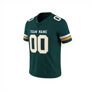 Camisetas Deportivas de Manga Corta Transpirables de Secado Rápido para Verano, Impresión de Logotipo por Sublimación |   Balón de Fútbol Americano de Poliéster Personalizado al por Mayor - Product Image 1