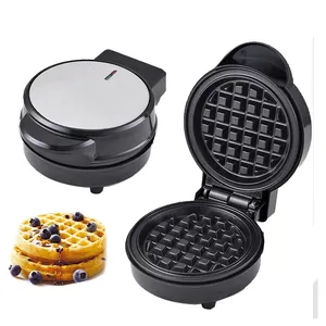 Electric Removable Plate Panini Waffle Grill Breakfast Sandwich Personalized Mini Heart Shape Waffle Maker Machine 7 In 1