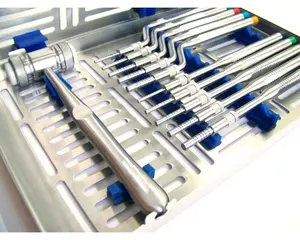 Kit de osteótomos de elevación sinusal, juego recto Mead Mallet Cassette Implante dental, de Zarnab Surgical - Product Image 1