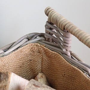 Panier en rotin tressé avec roulettes, paniers de rangement faits à la main, rotin naturel, moderne, multifonction, fabriqué au Vietnam - Product Image 5