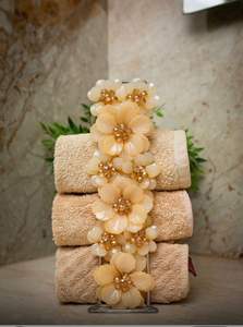 El servilletero de diseño de moda más vendido para el hogar, Hotel, fiesta y restaurantes, uso de Material de resina, diseño de flores, servilletero - Product Image 2