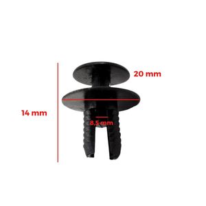 คลิปฮู้ดสำหรับ Mercedes C Class W203-10pcs - Product Image 4