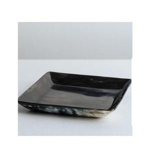 Plateau de service en forme de corne de citrouille, rectangulaire, pour le service, en corne fait à la main, en vente - Product Image 1