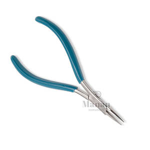Alicates de Punta Plana de 5 Pulgadas, Acero Inoxidable, Herramienta para Hacer Joyas, Mandíbula Lisa, Alicates para Doblar Alambre, MANAN INSTRUMENTS MI-FNP-707 - Product Image 4