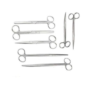Ensemble de ciseaux chirurgicaux en acier inoxydable 7 pièces Instruments chirurgicaux manuels Certifiés CE Garantie de 5 ans - Product Image 1