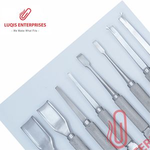 Tebbetts ชุดอุปกรณ์รักษากระดูกจมูก, ชุดเครื่องมือผ่าตัดเสริมจมูกเกรดทางการแพทย์ทำจากสเตนเลสเกรด8ชิ้น - Product Image 2