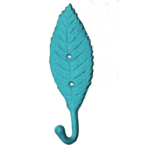 Catégorie de produit dans la catégorie des crochets et des rails de manteau de mur de fonte de feuille d'Aqua - Product Image 2