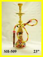 Hookah Shisha Nargila Logam Kuningan Berkualitas Terbaik, Mewah, Modern, dan Elegan untuk Dijual