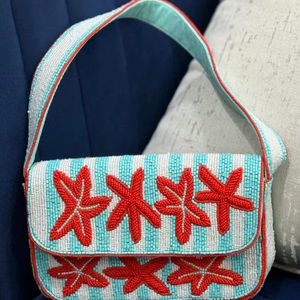 กระเป๋าสะพายลูกปัด, กระเป๋าลูกปัด, กระเป๋าแต่งงาน, ของขวัญสำหรับเธอ, คลัทช์ลูกปัด, กระเป๋าลูกปัด, กระเป๋าอินเทรนด์, กระเป๋าถือสีสันสวยงาม - Product Image 1