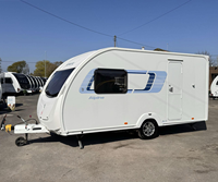 Caravane miniature de qualité économique Sprite Alpine pour 2 à 4 personnes, 4 couchages, suspension indépendante, camping-car tout-terrain, taille 1