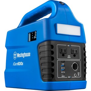 Westinghouse 56400 Portable Power Station-Pure Sine Wave Lithium Ion MPPT <b>Solar</b> Car & Flashlight Air Compressor - Product Image 1