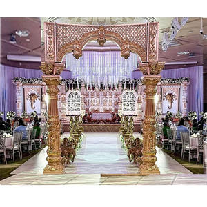 แบบดั้งเดิมของตกแต่งทางเข้างานแต่งงานธีมมาเลเซียแบบดั้งเดิมของตกแต่งงานแต่งงานแบบชาวอินเดีย - Product Image 1