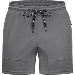 Top qualité Shorts de course hommes personnalisé 100% coton Gym taille haute tricoté imprimé 5 pouces course courte Shorts athlétiques pour hommes - Product Image 5