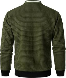 Veste bomber à col montant pour homme, prix imbattable, confortable, service OEM, marque privée, style streetwear, utilisation en extérieur en hiver - Product Image 2