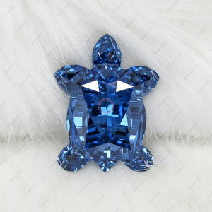 Diamants synthétiques cultivés en laboratoire HPHT CVD de qualité VVS VS, de couleur bleue fantaisie, certifiés IGI GIA, 5 carats, vente en gros - Product Image 2