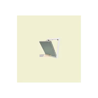 Plaque d'accès murale carrée en aluminium de qualité supérieure pour appartements, blanche, résistante à l'humidité