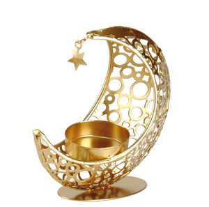 Pièce maîtresse islamique élégante Ramadan Table affichage décor photophore fabriqué célébrations sacrées Accent - Product Image 3