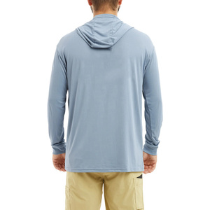 Venta al por mayor personalizado UPF 50 + ropa deportiva de pesca de secado rápido Camisa con capucha con tela impermeable y Logo conjuntos de moda - Product Image 5
