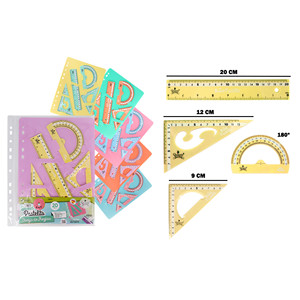 Prodotto divertente e funzionale righello a tema Cupcake dolce da 20cm - Product Image 1