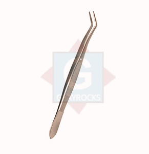 Pinzas Meriam de alta calidad, pinzas de punta en ángulo, instrumentos quirúrgicos dentales, pinzas de algodón - Product Image 2