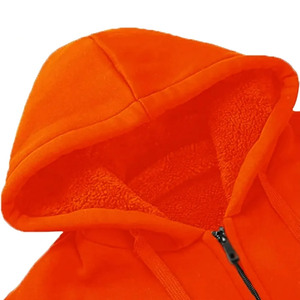 Mode Streetwear Surdimensionné Hiver Saison Zipper Style Hommes Porter Des Hoodies Personnalisé Hommes Porter Des Hoodies - Product Image 4