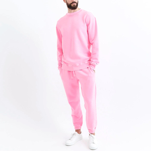 Ropa deportiva de diseño premium para hombre, sudadera de lana al mejor precio de fábrica, chándal de dos piezas de ajuste regular para correr para invierno - Product Image 1