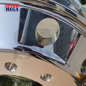 กระทะล้อรถบรรทุกขนาด 22.5 นิ้ว 22.5*9.0 ล้อรถบรรทุกอะลูมิเนียมฟอร์จ 22.5x9.0 ล้ออัลลอยสำหรับรถบรรทุก 12R22.5 315/80R22.5 - Product Image 5