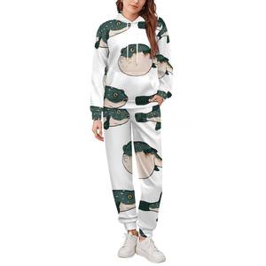 330 GSM Premium unisexe 100% coton sweats pantalons séchage rapide poids lourd respirant grande taille femmes survêtements unisexe ensembles - Product Image 1