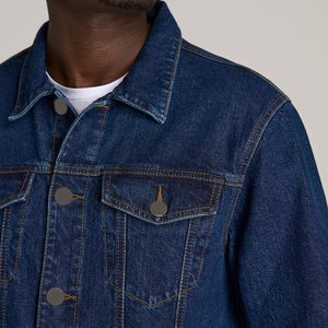 Men Winter High Street Denim Jacket 2025 New Arrival High Quality Custom Breathable Windproof 100% Cotton - Product Image 3
