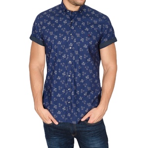 Camisa de manga corta de verano para hombres de moda Casual 100% algodón al por mayor OEM exportación orientada de alta calidad diseño personalizado - Product Image 6