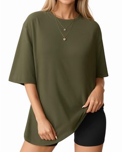 Couleur Custom Summer Crew Léger allant de réglable pour différents Plus size femmes chemise à manches courtes respirant - Product Image 2