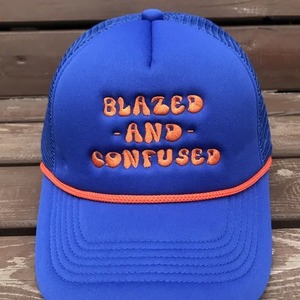 Gorra de camionero de cuero de 5 paneles de alta calidad, nueva tendencia, gorras de camionero de béisbol de algodón 100% con bordado 3D personalizado de 5 paneles - Product Image 3