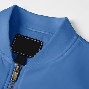 Veste bomber réversible pour homme, fermeture éclair, en coton 100% délavé, style décontracté pour le travail, printemps, OEM, légère - Product Image 3