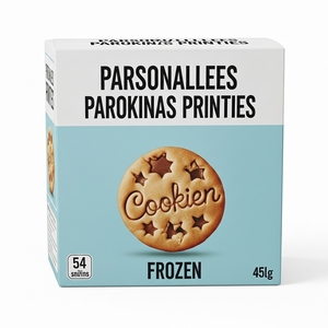 Caja Rígida Reciclable de Grado Alimenticio para Refrigerios y Galletas Congeladas, con Recubrimiento UV, Laminación Mate y Relieve para Logotipo Personalizado, Uso en Comida para Llevar y Venta al por Menor - Product Image 2