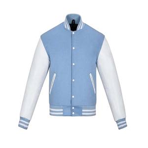 OEM personnalisé hiver Vintage école collège hommes vestes manteau laine Letterman grande taille culture veste universitaire - Product Image 3