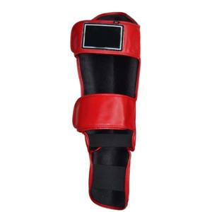 Protège-tibias en cuir PU de qualité supérieure, design personnalisable, populaire pour le football et les sports, protection durable - Product Image 3