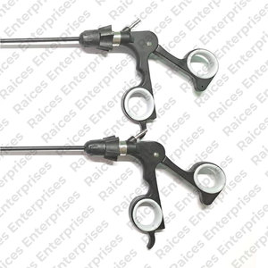 Novedad 2025: Portaagujas y tijeras laparoscópicas manuales de acero inoxidable, instrumento médico de alta calidad, bajo MOQ - Product Image 2