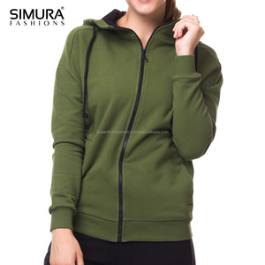Sudadera con Capucha para Mujer SIMURA, 100% Algodón, Informal, con Bolsillos, Color Sólido, para Invierno y Otoño - Product Image 5