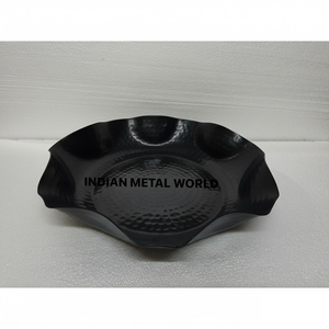 Tazón de Servir Redondo de Metal Chapado en Cobre, Estilo Moderno, Ecológico, para Chocolate, para Bodas, Tazón de Chocolate Único, Venta al por Mayor - Product Image 3