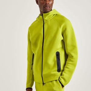 2025 nouveau sweat à capuche zippé en strass pour hommes personnalisé Streetwear surdimensionné avec des bases lourdes pour l'hiver OEM/ODM - Product Image 3