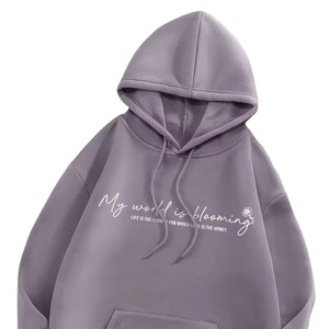 Sudadera con capucha y sudaderas de lana de alta calidad Sudadera con capucha de lana personalizada Diseño de mujer Sudadera con capucha y sudaderas de lana de gran tamaño para adultos a cuadros - Product Image 1