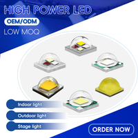 Éclairage paysager, projecteurs de scène, éclairage urbain, puces LED haute puissance 4W RGBW 350mA 520nm 620nm 460nm 3000K 6000K 3535