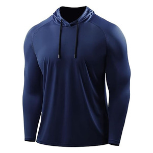 Sudadera de Manga Larga con Cierre de Cremallera para Hombre, 100% Algodón, Informal, con Logotipo Personalizado, Secado Rápido, para Correr, Deporte, con Forro para Invierno - Product Image 4