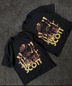 T-shirt pour homme de haute qualité 100% coton uni coupe ajustée écologique style streetwear broderie de logo personnalisée impression DTF toutes tailles - Product Image 3