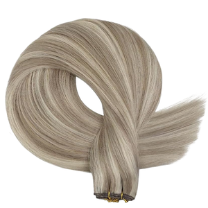 Paquetes de cabello de trama Genius de color claro 100% cabello humano Remy cutícula alineada extensiones sin enredos al por mayor - Product Image 5