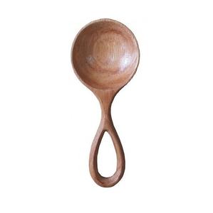 Ensemble élégant de cuillères en bois Fait à la main Premium Natural Smooth Ustensiles de cuisine Idéal pour la cuisine et le service - Product Image 1