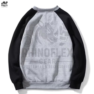 Sudadera Casual de Cuello Redondo para Hombre, 100% Algodón, Transpirable, con Nuevo Diseño Estampado para Invierno, Venta al Por Mayor - Product Image 4