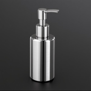 Distributeur de savon de bureau en acier inoxydable et marbre de qualité supérieure avec un design écologique, un look moderne et luxueux, une construction durable et une utilisation fiable - Product Image 3